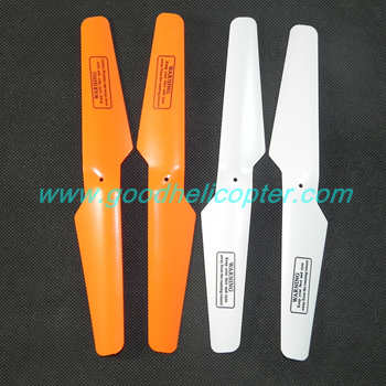 u818s u818sw quad copter Blades propellers (2pcs orange + 2pcs white)